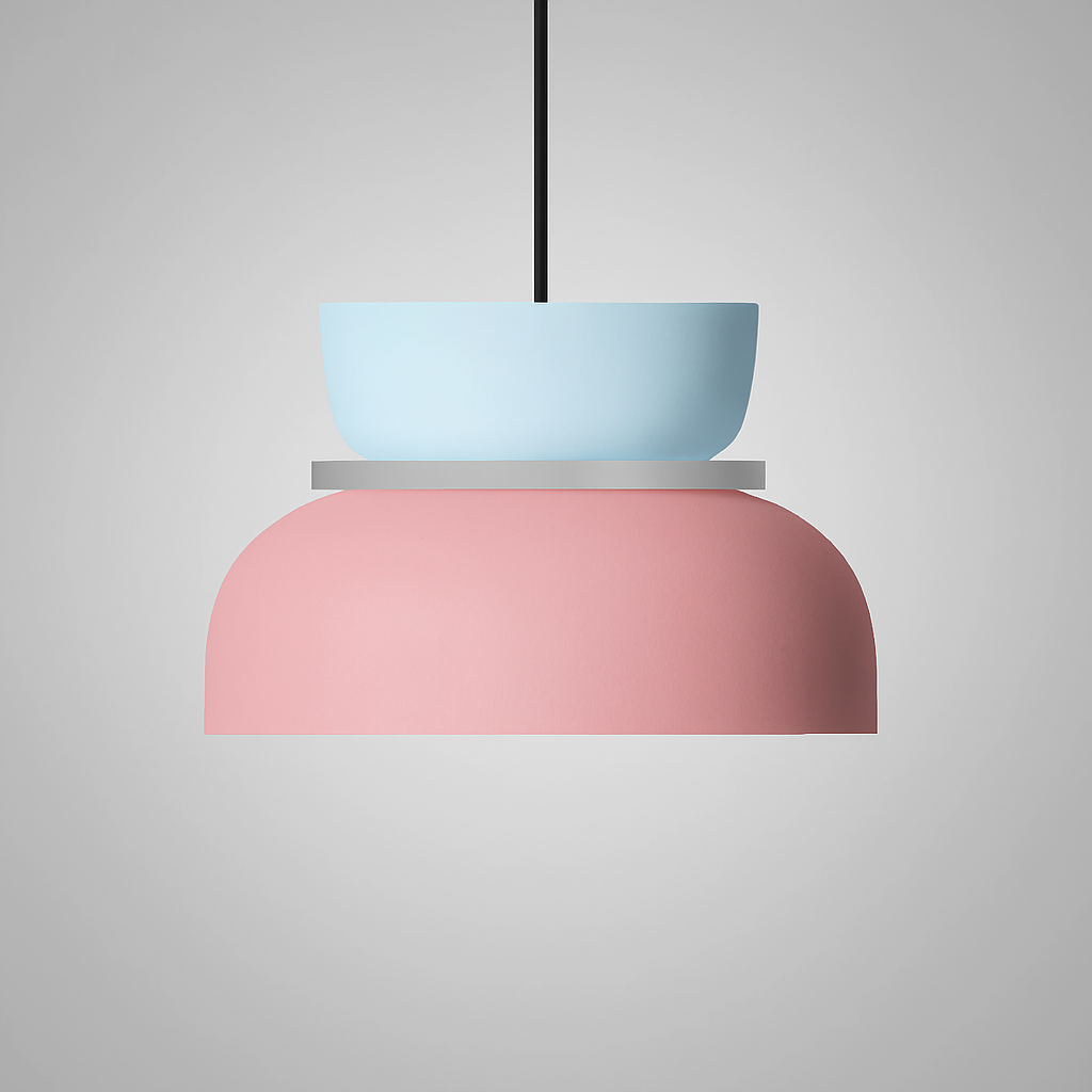 Nordic Zinklegierung Dual-Tone Kuppel Pendelleuchte LED 1-Licht