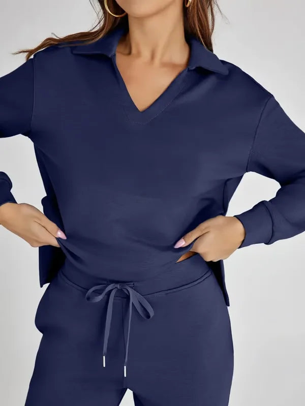 VioletVibe Gemütliches Hoodie-Set | Stylische und bequeme Loungewear für ultimativen Komfort