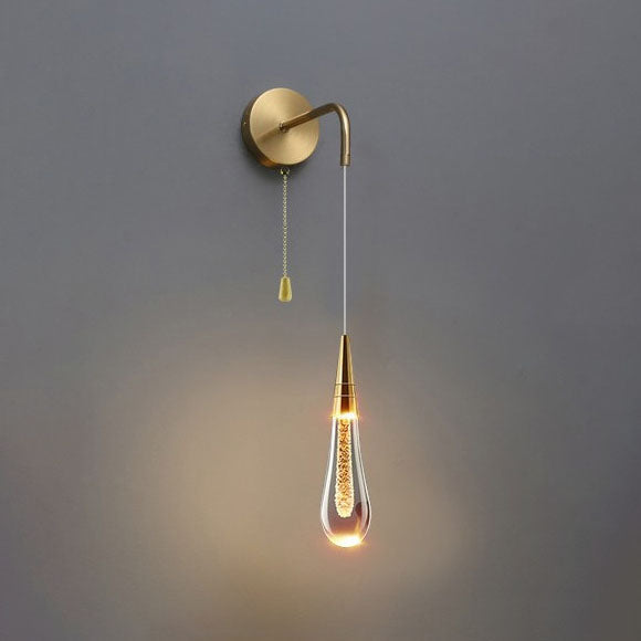LumeTear Luxe LED Wandleuchte Dimmbar Tropfenform für Schlafzimmer und Wohnzimmer