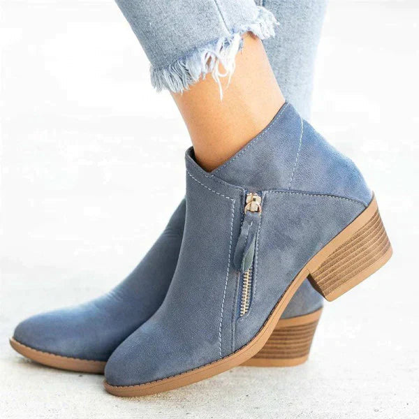 Sandsberg | Orthopädische Damen-Lederstiefeletten | Komfort & Stütze