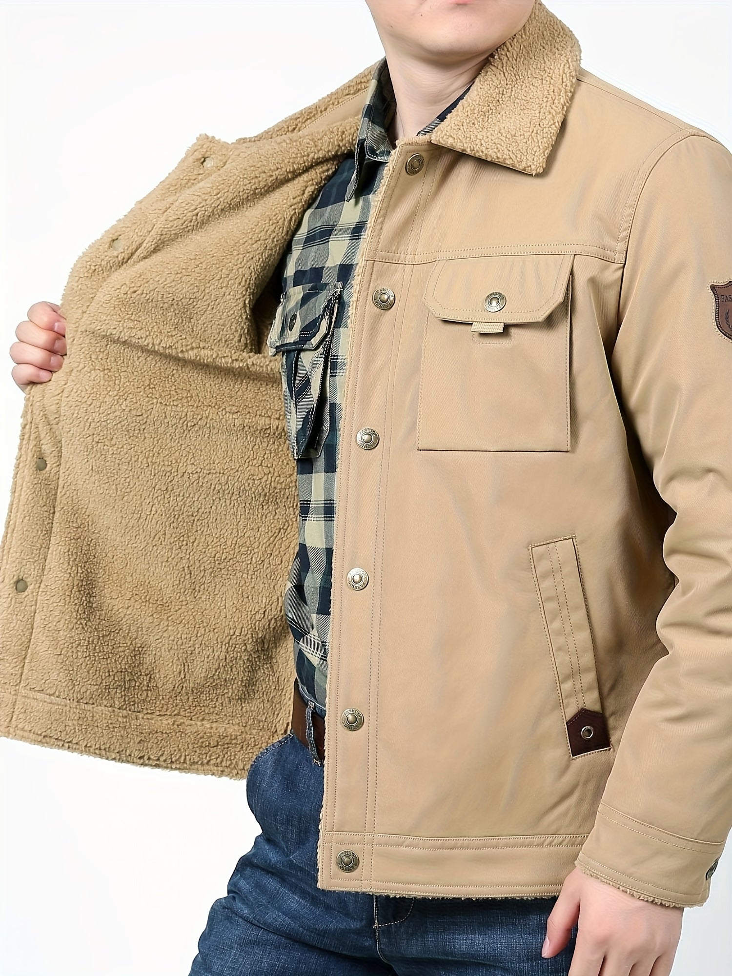 NordHaven Winterjacke Herren – Warme wasserabweisende Jacke mit Futter