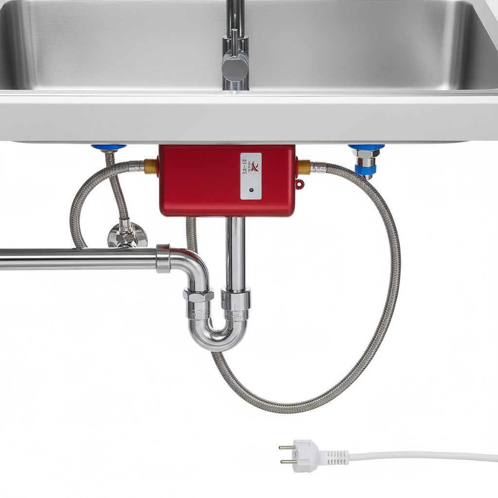 Durchlauferhitzer Elektrische Boiler Smarter Warmwasserbereiter mit Temperaturüberwachung