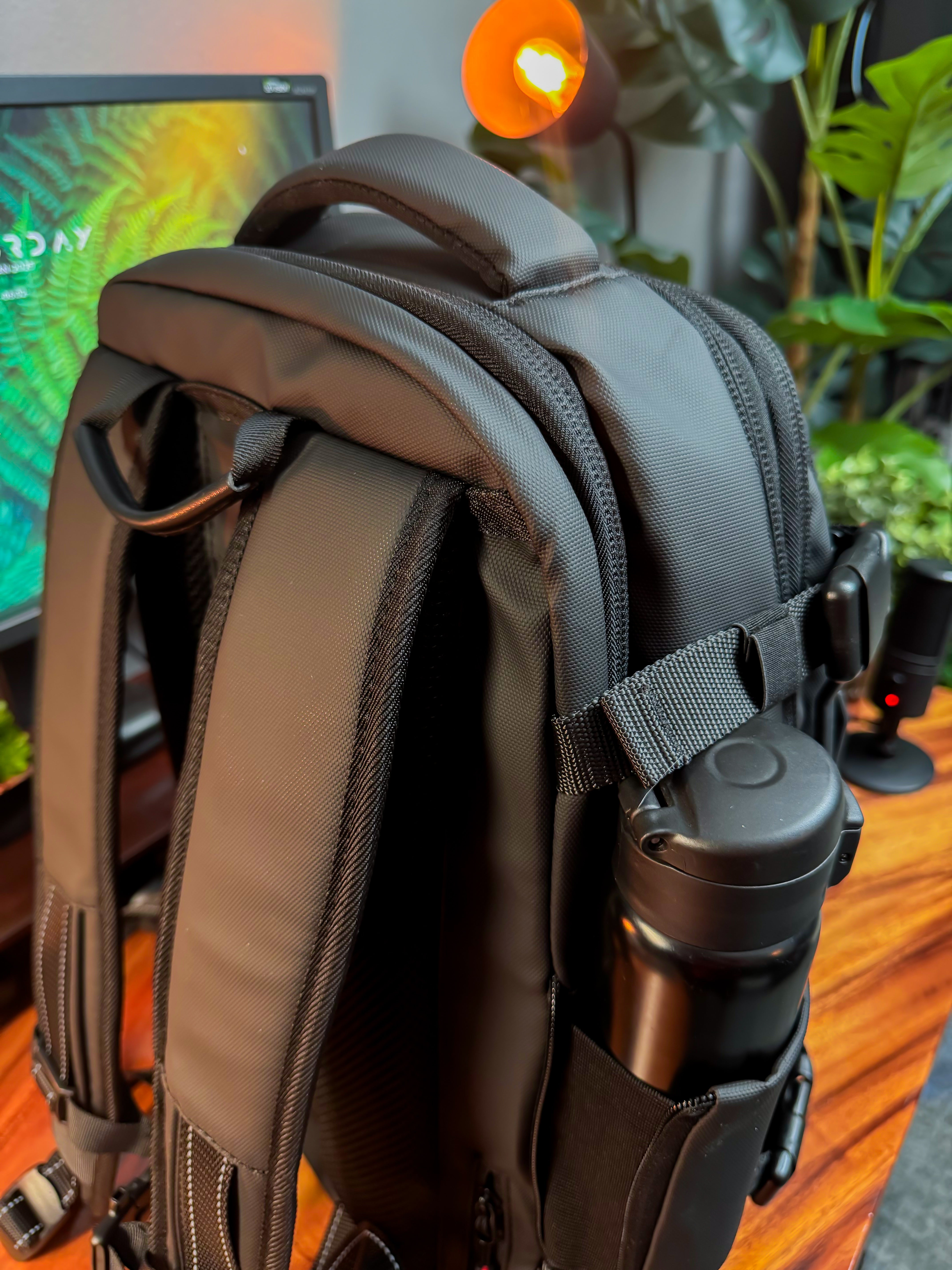 Herrenrucksack | 17-Zoll Vakuumkompressions-Laptoprucksack