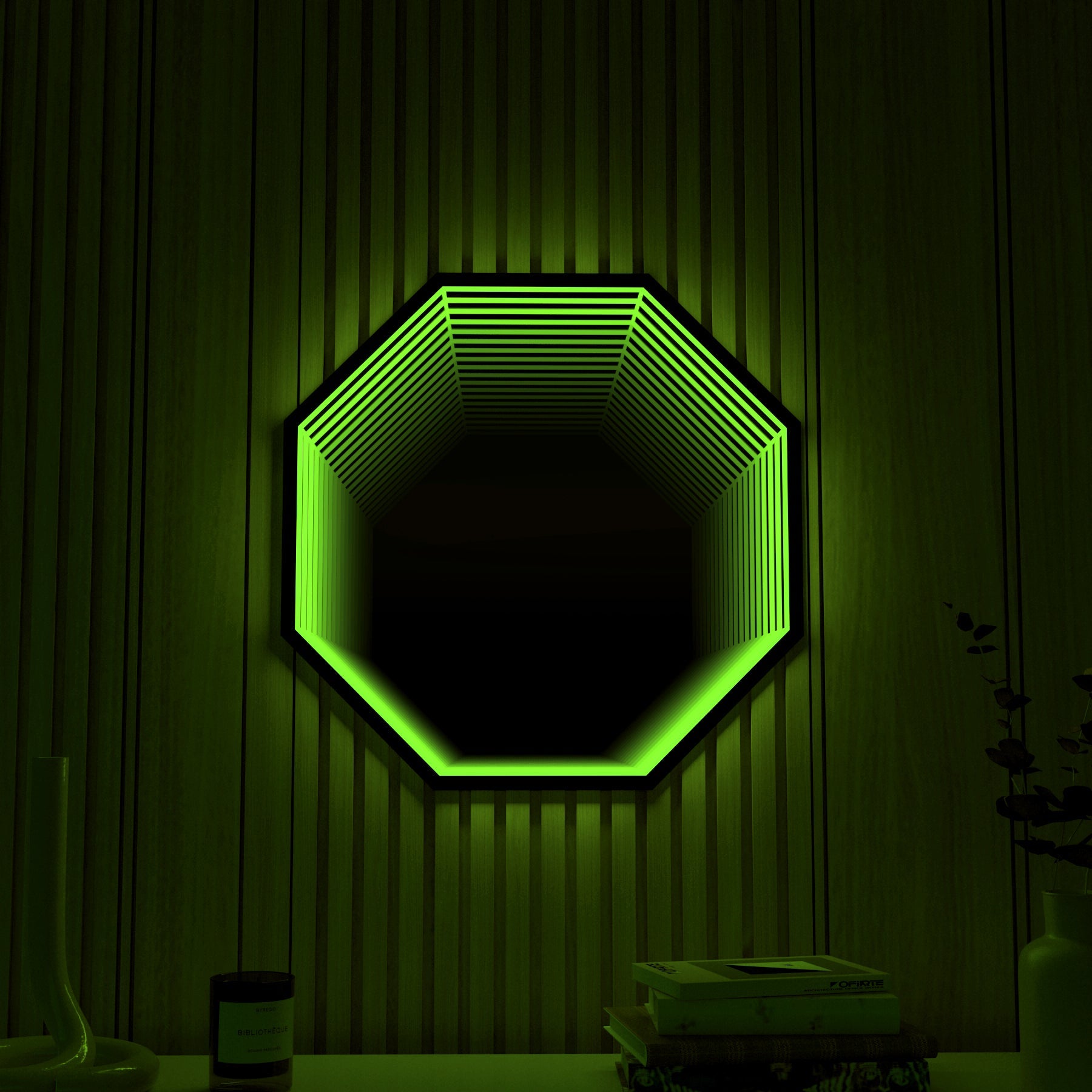 3D-Oktagon-Spiegellicht
