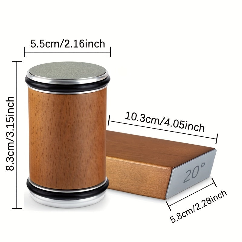 EdgeCraft DuoSharp Schleifsteinsatz mit Magnetischer Halterung für Winkel von 15° und 20° für Holz und Metall