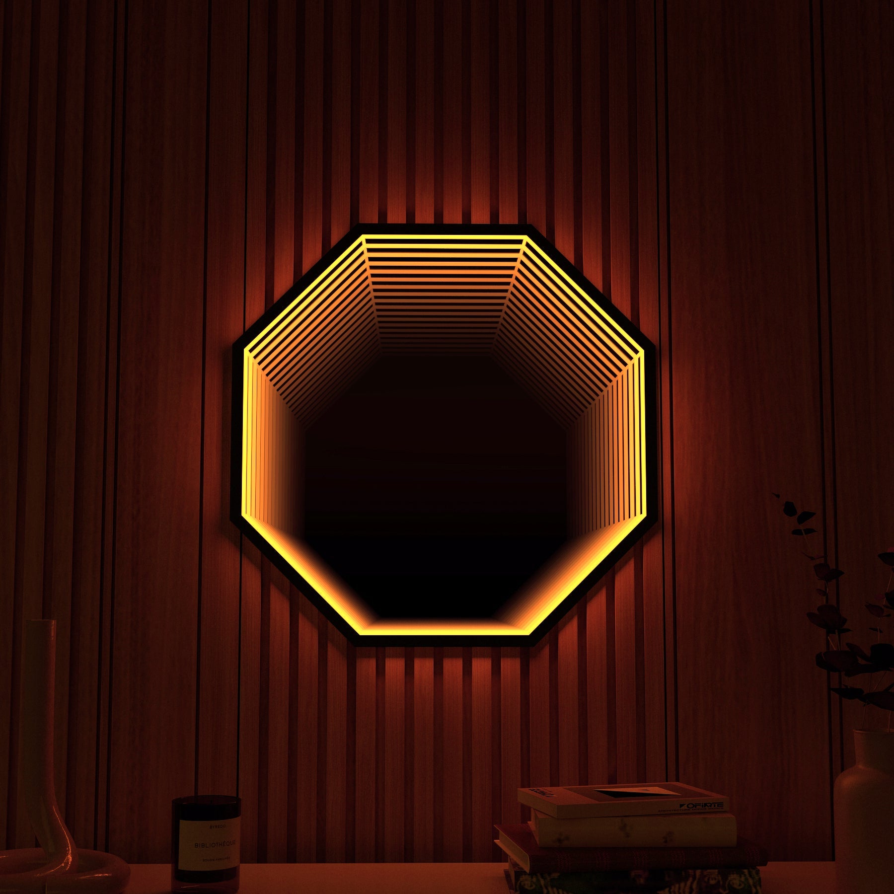 3D-Oktagon-Spiegellicht