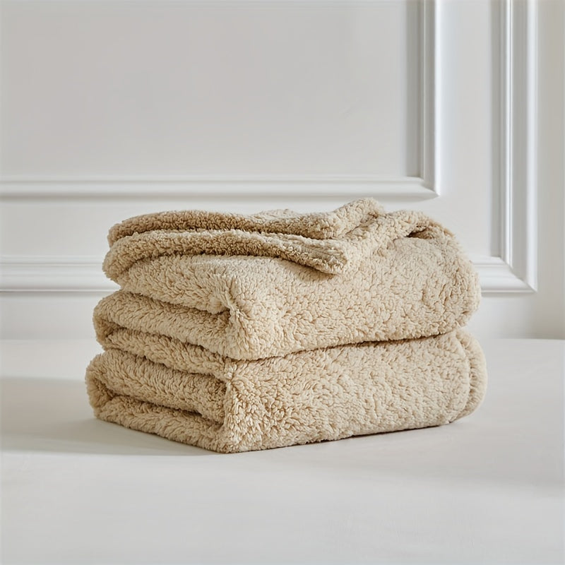 Ultra weiche Sherpa Fleece Decke – Warme und bequeme Kuscheldecke für zu Hause
