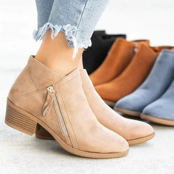 Sandsberg | Orthopädische Damen-Lederstiefeletten | Komfort & Stütze