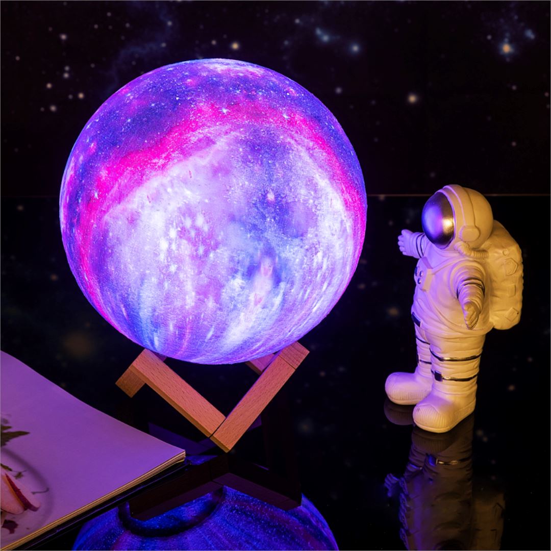 Asteria | Drahtlose 3D Mondlampe