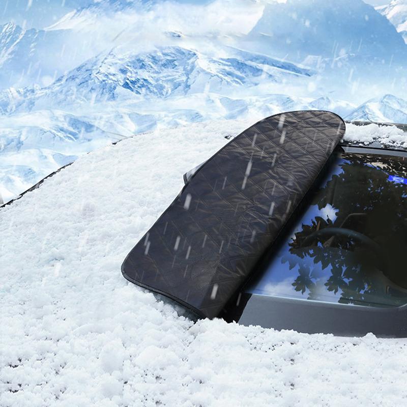 WinterShield Windschutzscheibenabdeckung Magnetisch für Windschutzscheibe und Spiegel