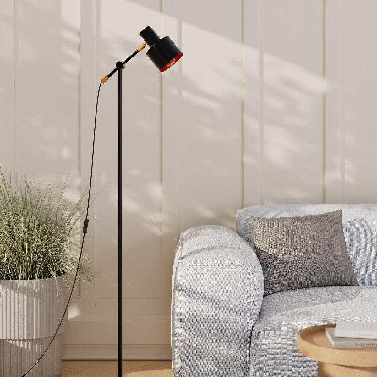 Moderne LED Stehlampe – Minimalistische Beleuchtung für Wohnzimmer und Schlafzimmer