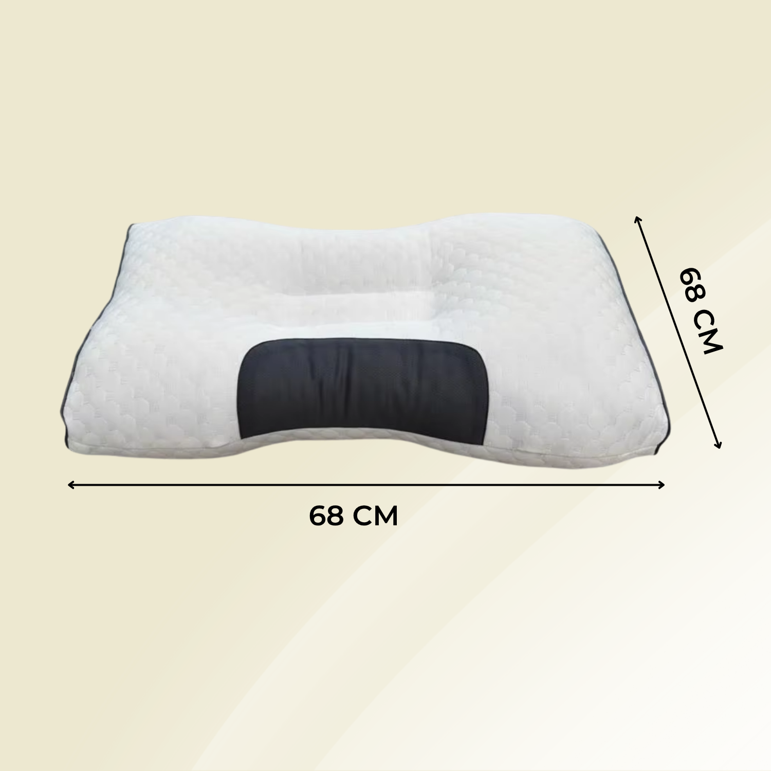 Ergonomisches Nackenkissen Memory-Schaum Atmungsaktives Kontur