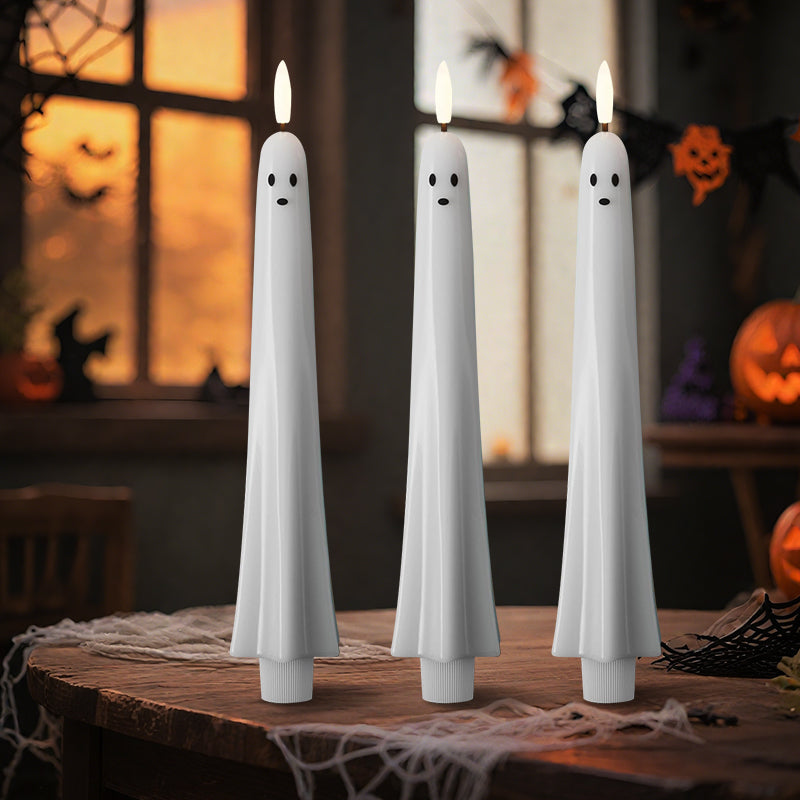 Spuklicht Halloween | Fernbedienbares 3D-Flammenlicht für gespenstische Atmosphäre