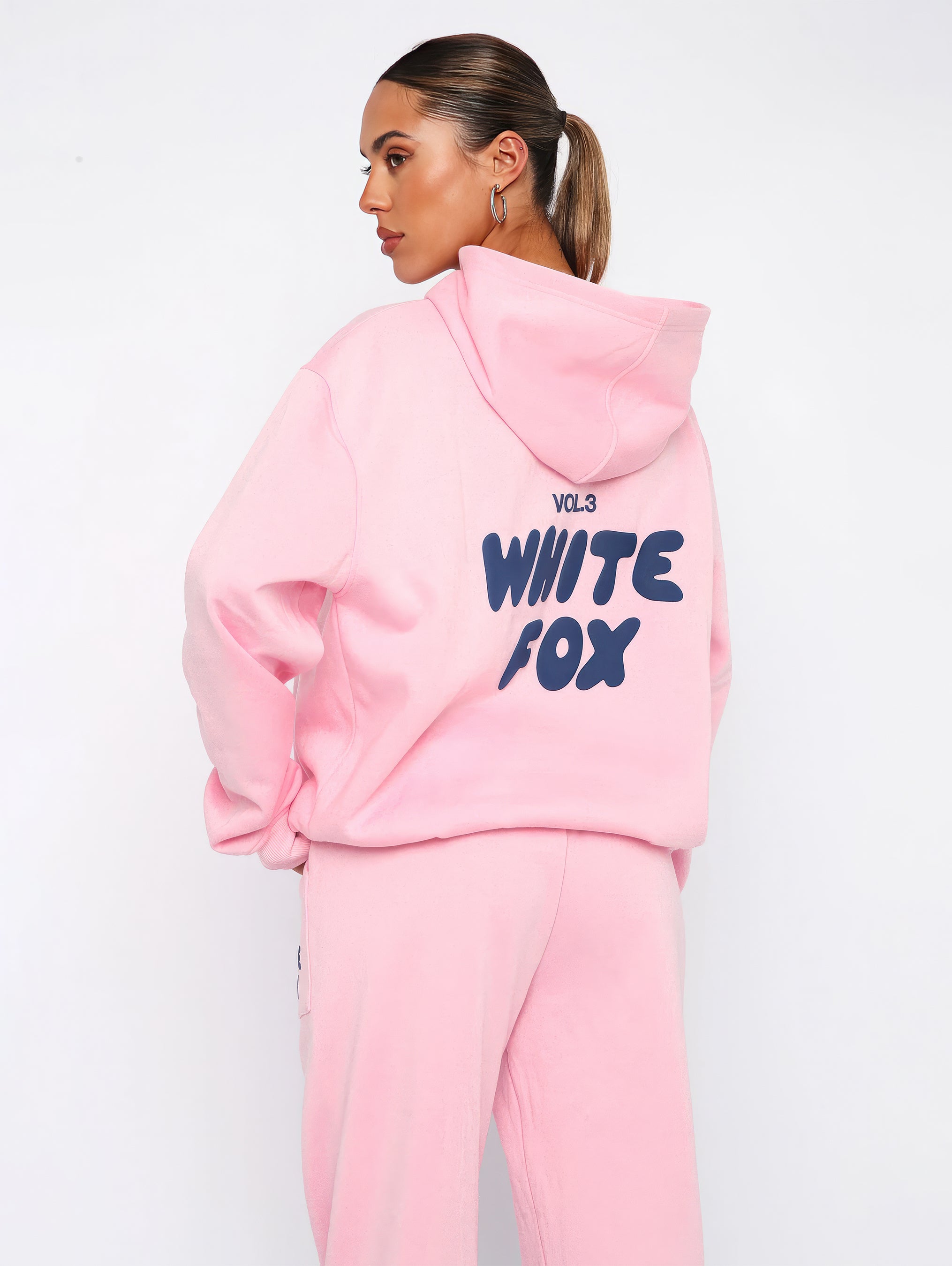 Vanio | Damen WhiteFox Trainingsanzug mit Kapuze