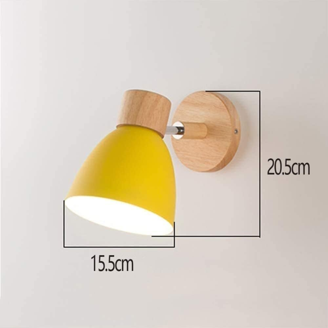 ChromaWood | Stilvolles Nordisches Design Wandleuchte