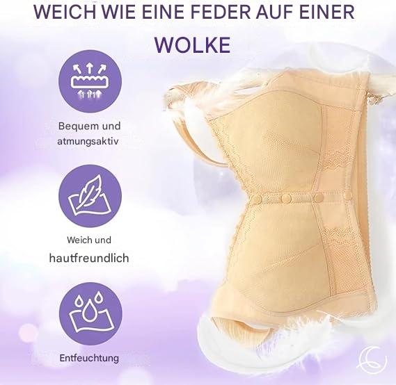 Bequamer Baumwoll-BH mit Verschlussunterstützung für reife Frauen
