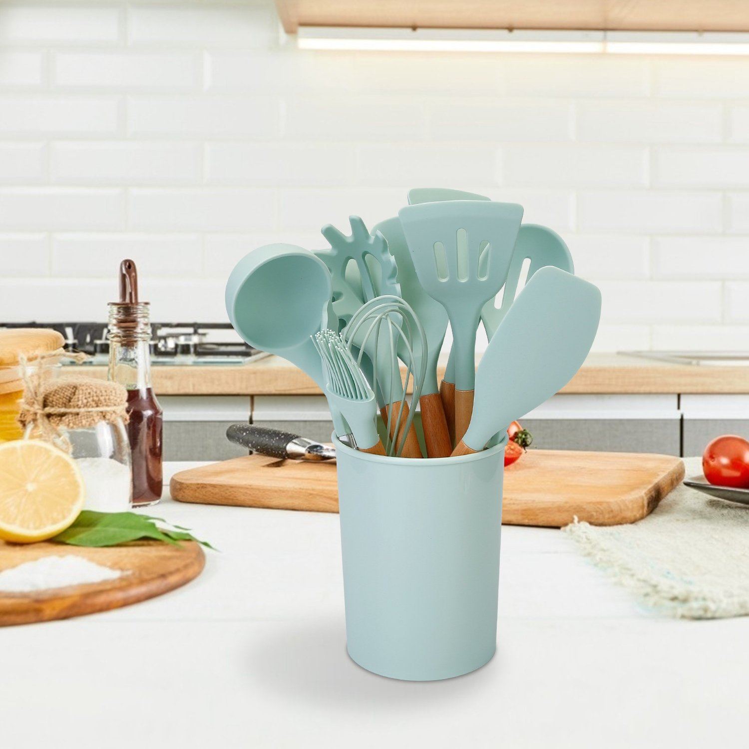 11-teilig: Silikon Küchengeräte Set