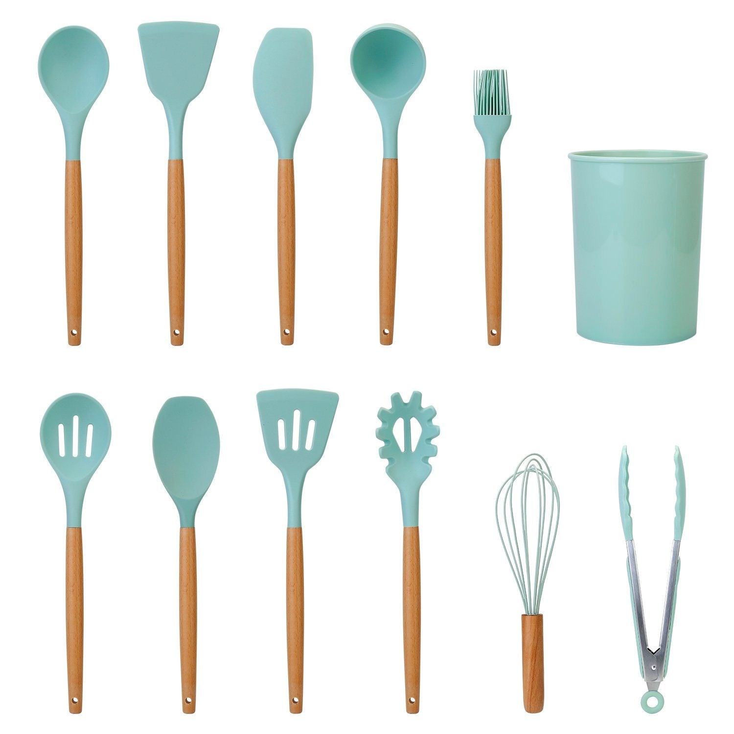 11-teilig: Silikon Küchengeräte Set