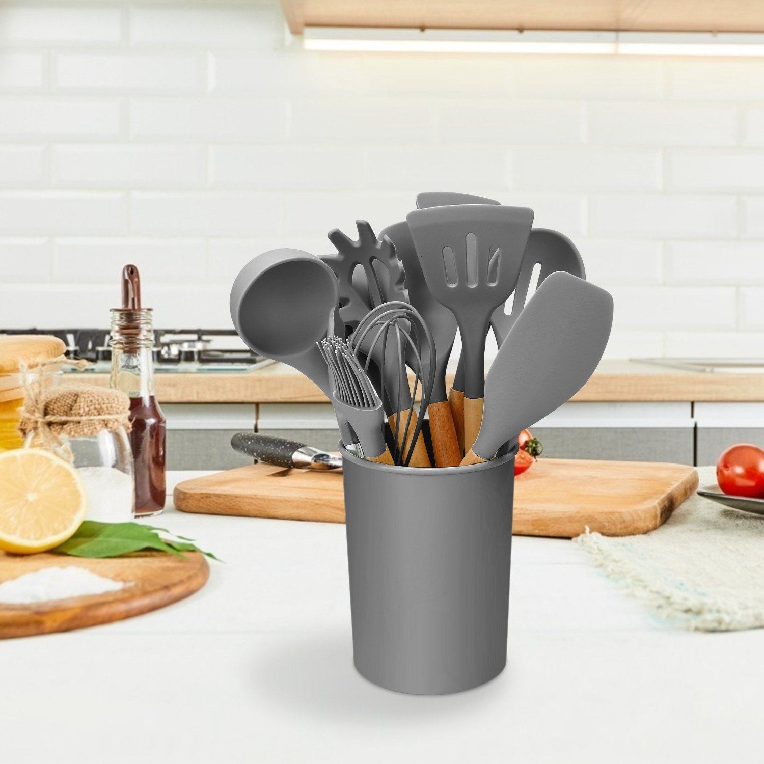 11-teilig: Silikon Küchengeräte Set
