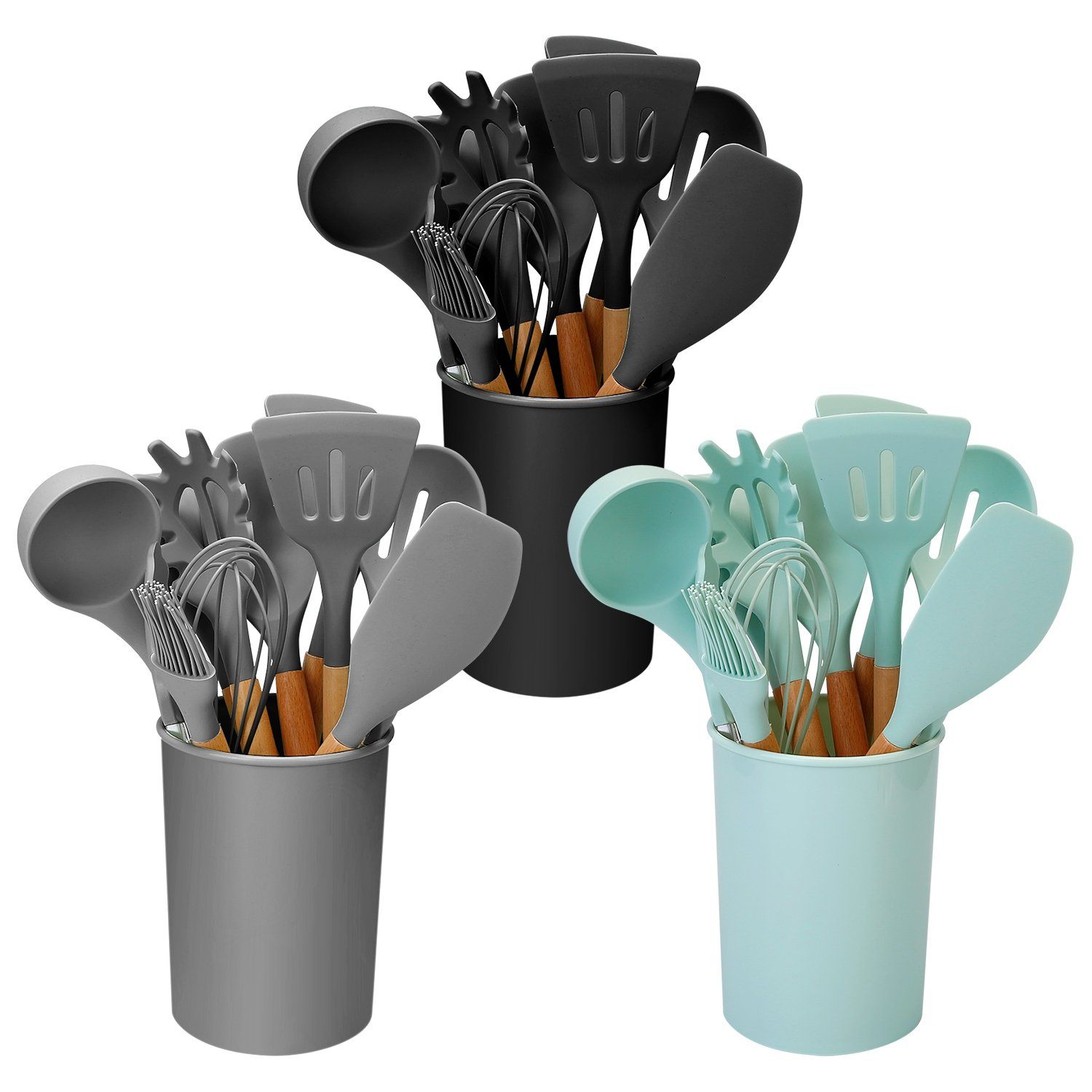 11-teilig: Silikon Küchengeräte Set