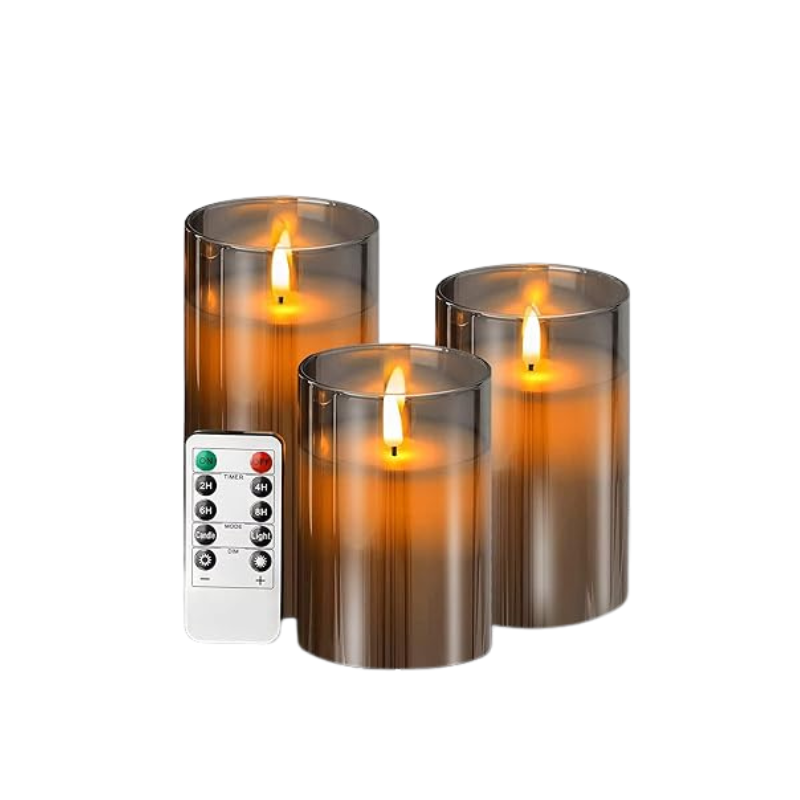 LuxeLumen LED Kerzen-Set | Elegante LED-Kerzen mit Fernbedienung für eine stimmungsvolle Atmosphäre