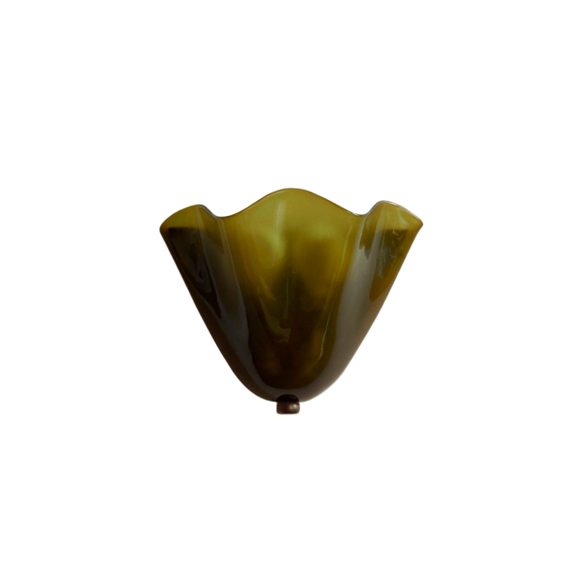 Retro Buntglas Rock Muschel Wandlampe LED 1-Licht
