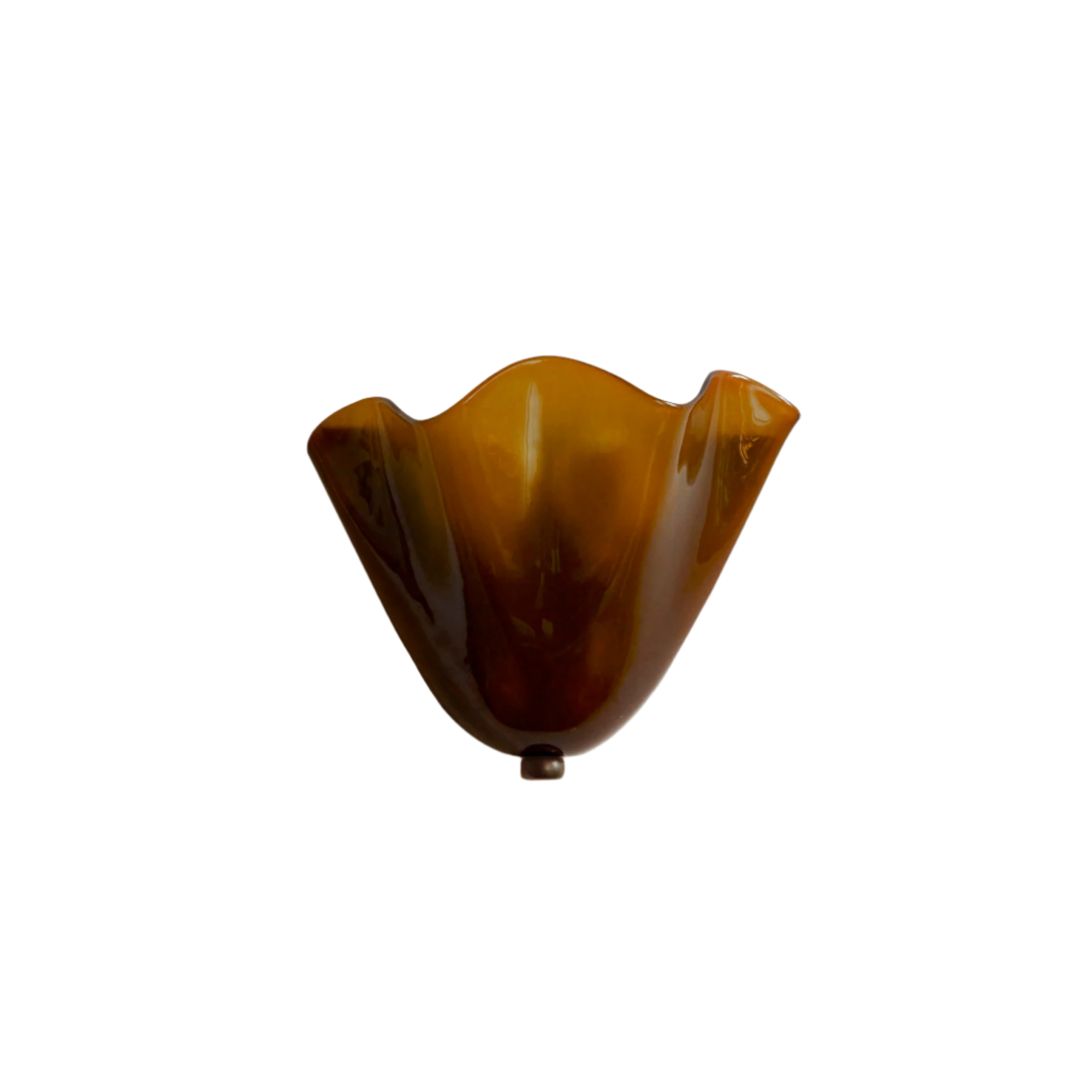 Retro Buntglas Rock Muschel Wandlampe LED 1-Licht