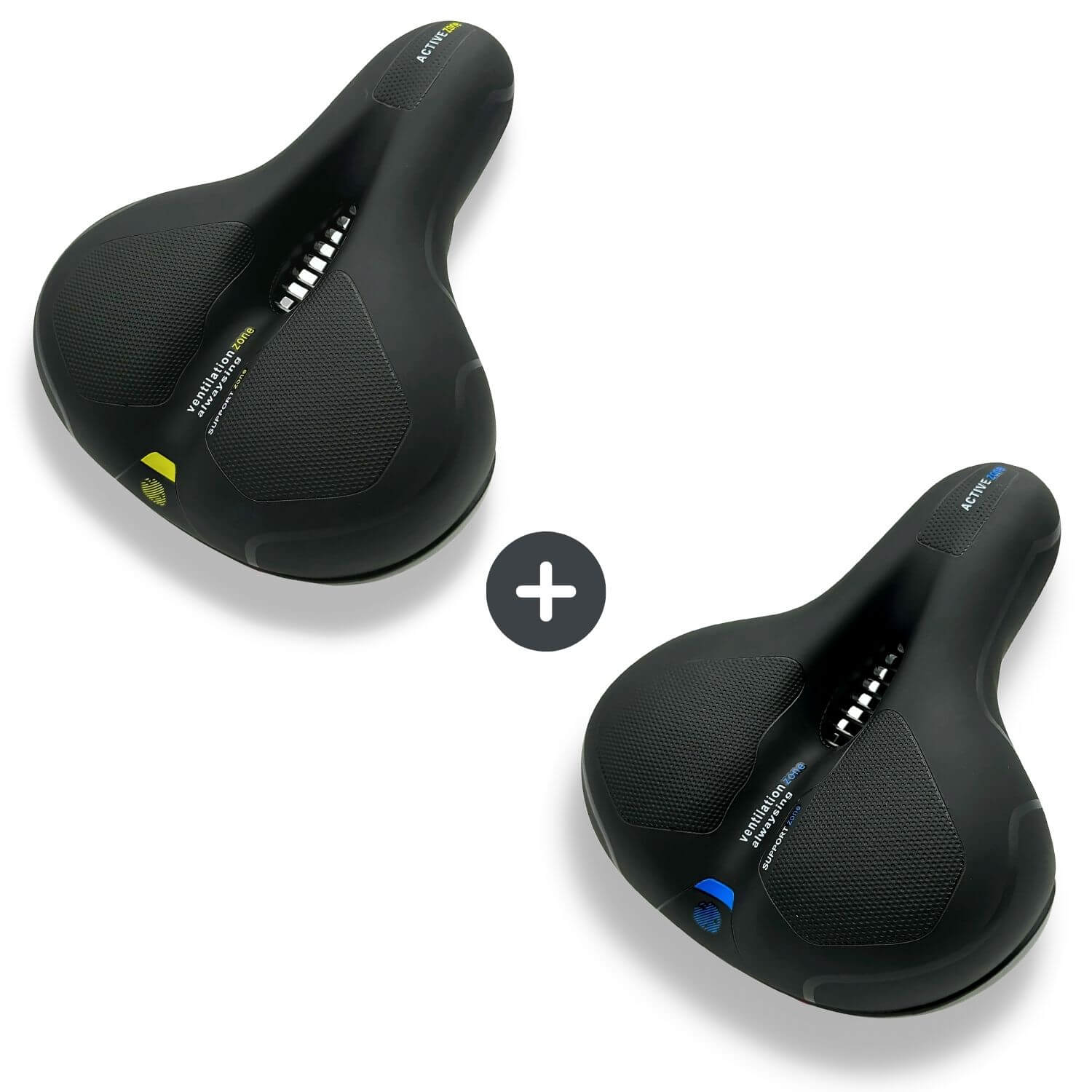 Sandsberg | CloudComfort Pro Fahrradsattel | Druckentlastender Memory-Schaum | Schwarz