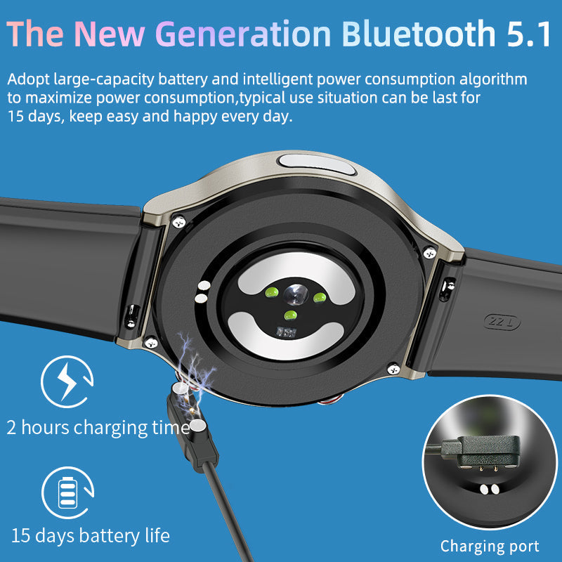 Cfda Ekg Blut Sauerstoff Herzfrequenz Gesundheitsüberwachung Smartwatch