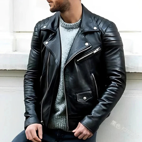 Herrenlederjacke | Motorrad