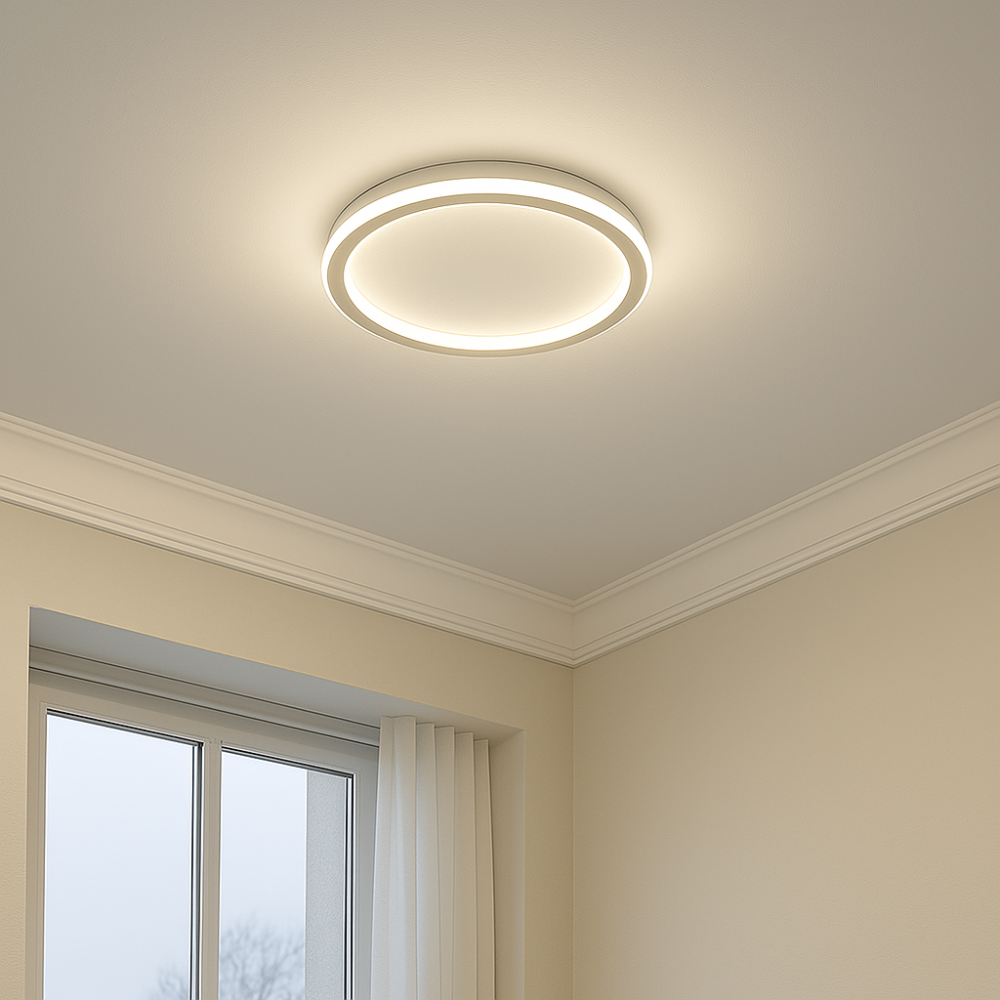 Skandinavische LED Deckenleuchte – Modern, dimmbar & stilvoll für Wohnzimmer, Esszimmer & Flur