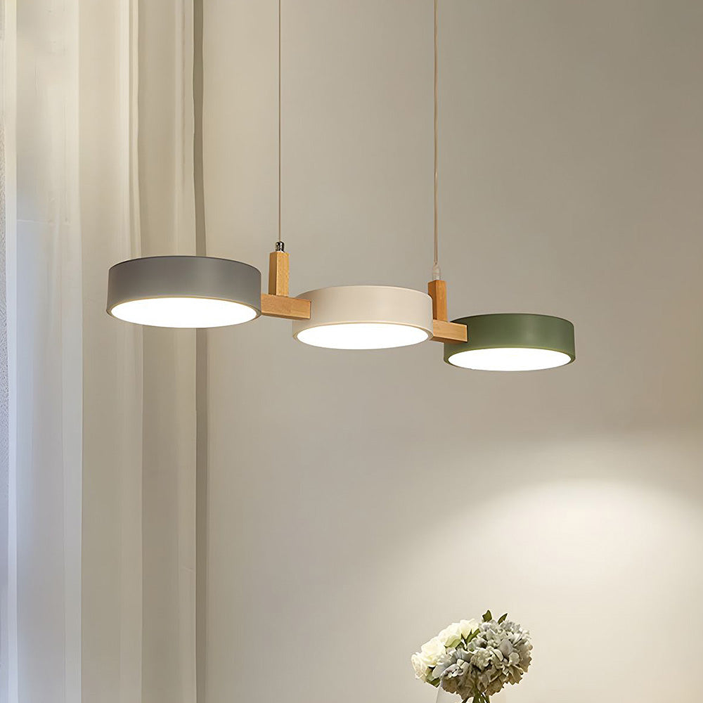 Nordic Flush Deckenleuchte mit mehreren Köpfen für Küchen und Esszimmer