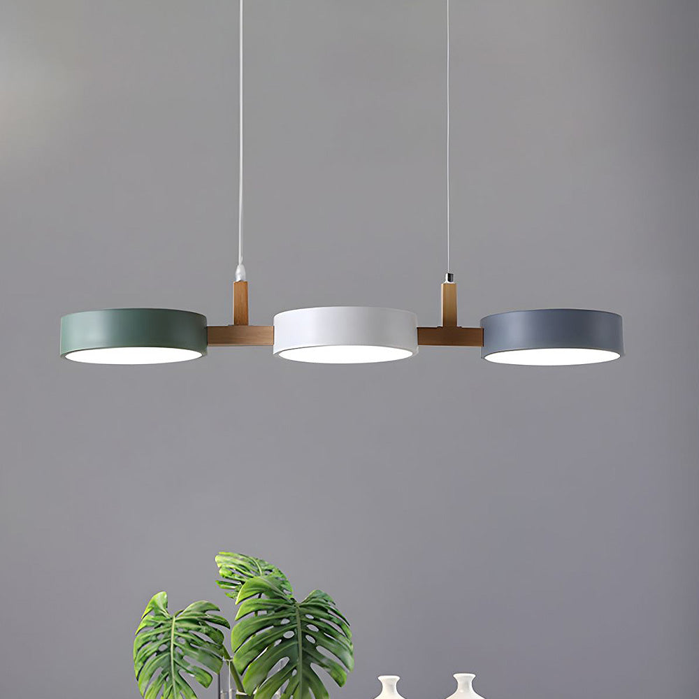 Nordic Flush Deckenleuchte mit mehreren Köpfen für Küchen und Esszimmer