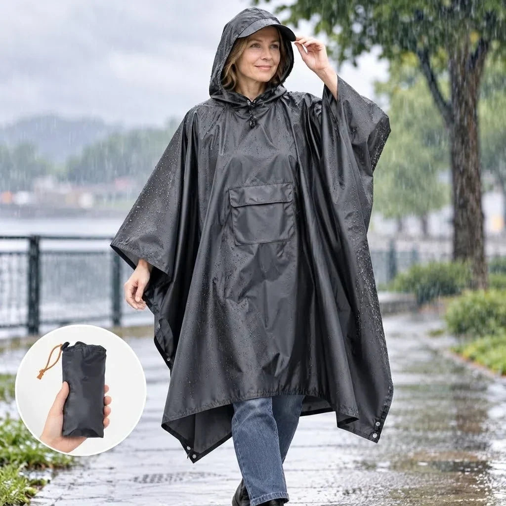 Wasserdichte Regenjacke – Leichter Regenschutz für unterwegs