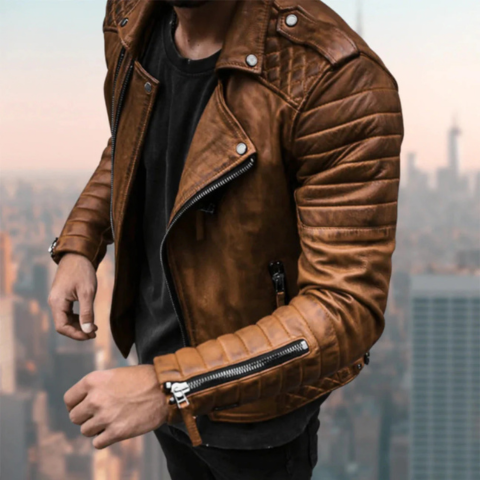 Herrenlederjacke | Motorrad