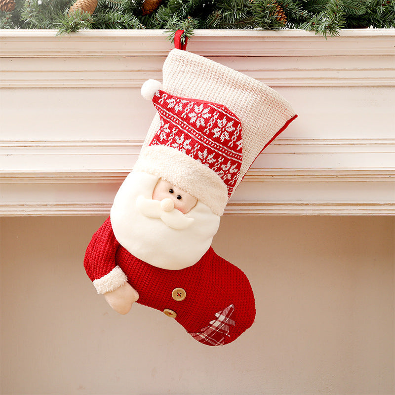 Gestrickte Weihnachtssocken – Warme Weihnachtsdekoration für ein Festliches Weihnachten