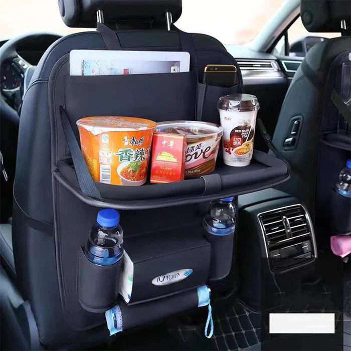 LuxuraDrive Elite Rücksitz Organizer | Stilvolle Aufbewahrungslösung für ein ordentliches Auto-Interieur