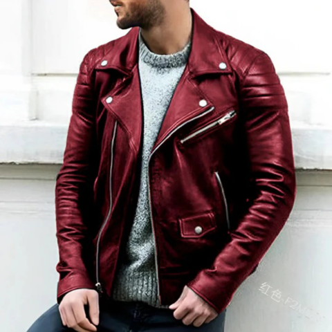 Herrenlederjacke | Motorrad
