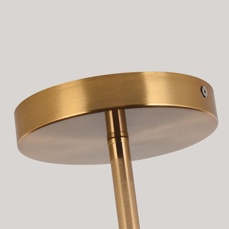 Japanische Holz Runde LED Semi-Flush Mount Deckenleuchte