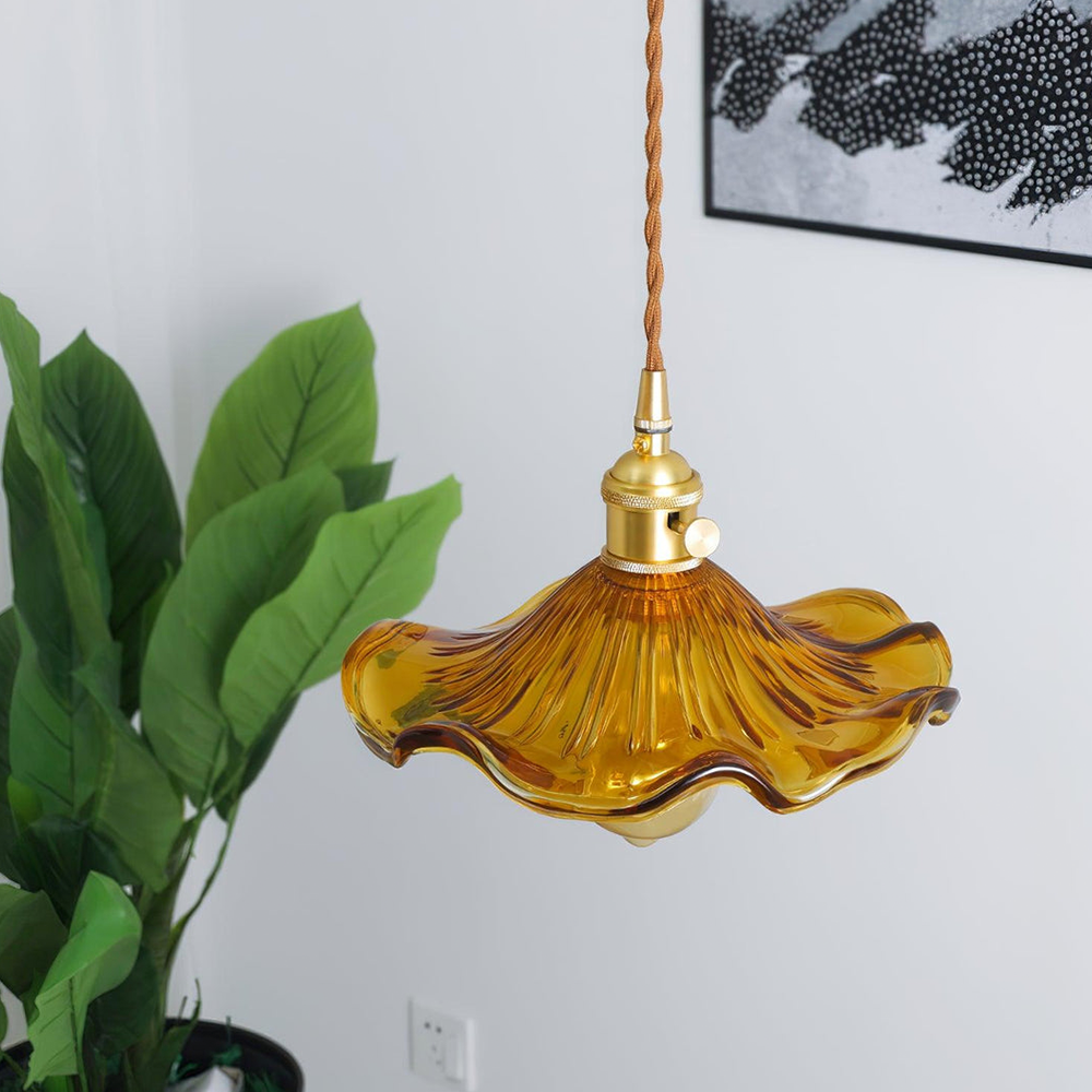 Stylische Hibiskusblumenlampe
