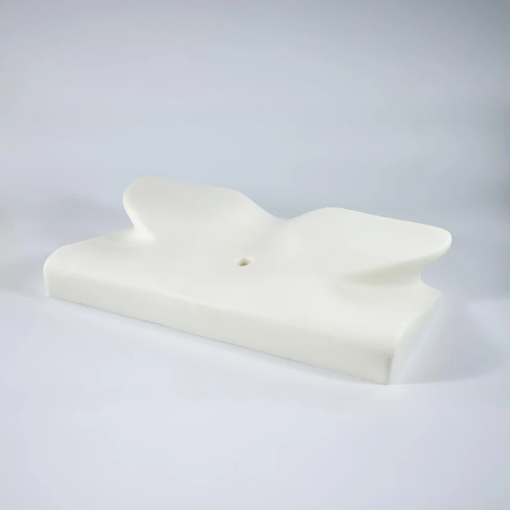 Anti-Schnarch Kissen | Ergonomische Nacken- und Kopfstütze | Weiß