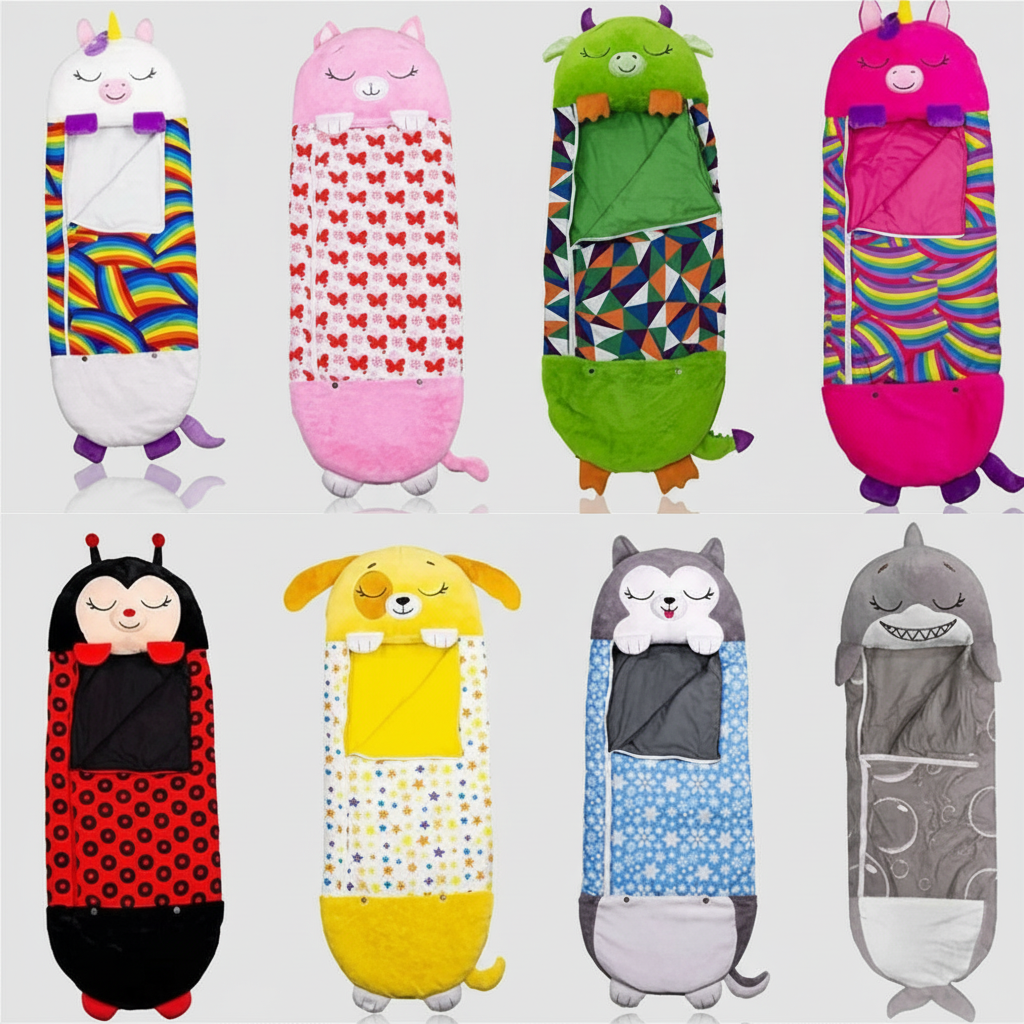 Faltbarer Kinder-Schlafsack in Tierform – Snoozi