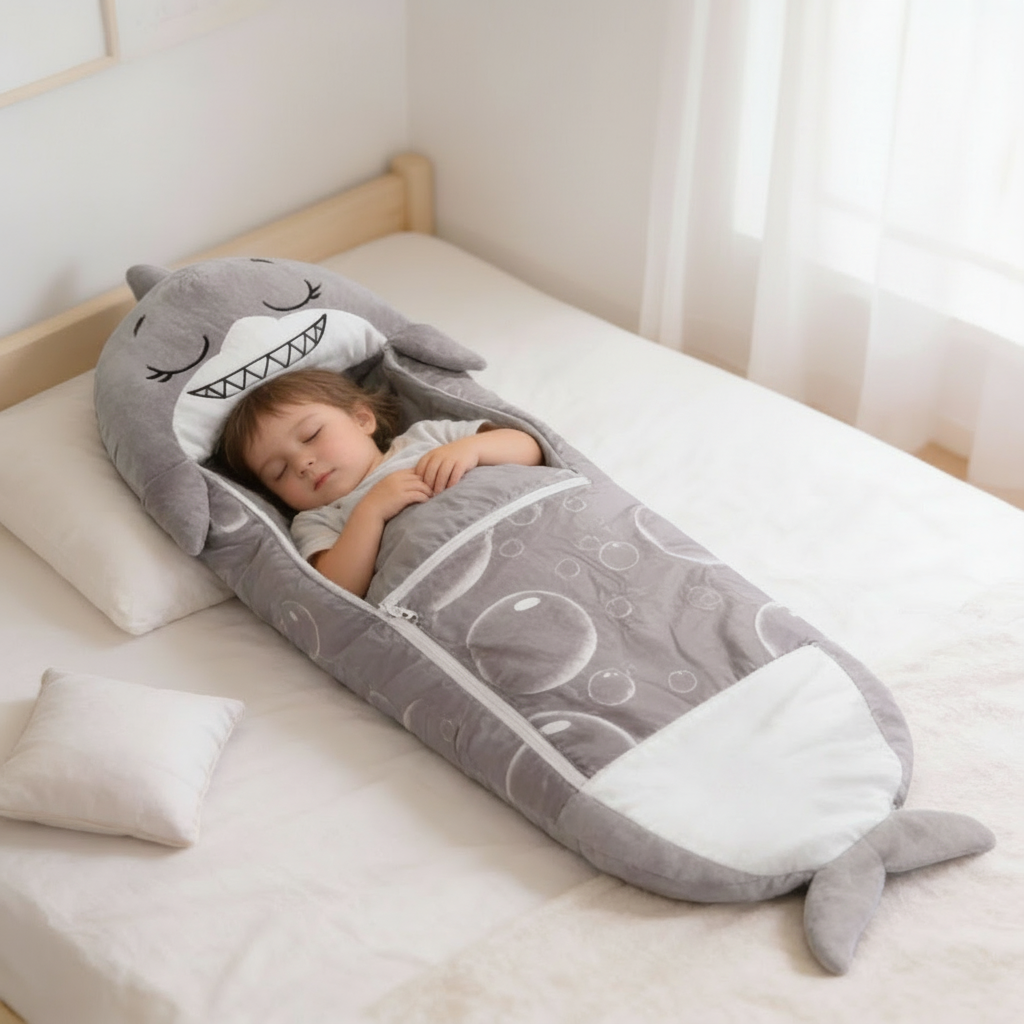 Faltbarer Kinder-Schlafsack in Tierform – Snoozi