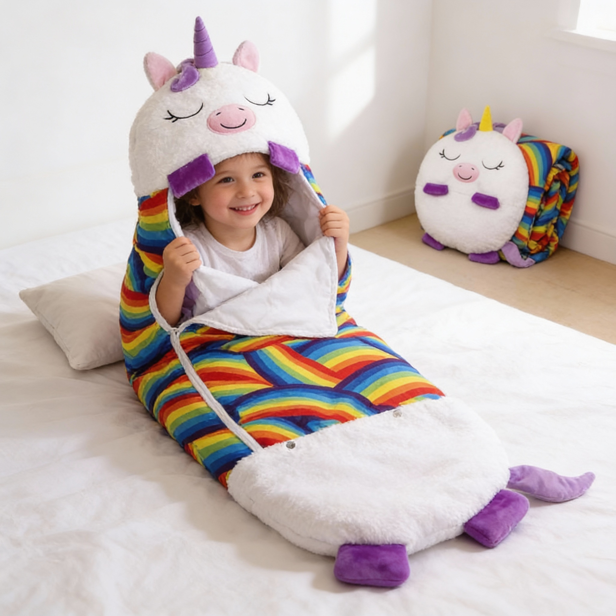Faltbarer Kinder-Schlafsack in Tierform – Snoozi