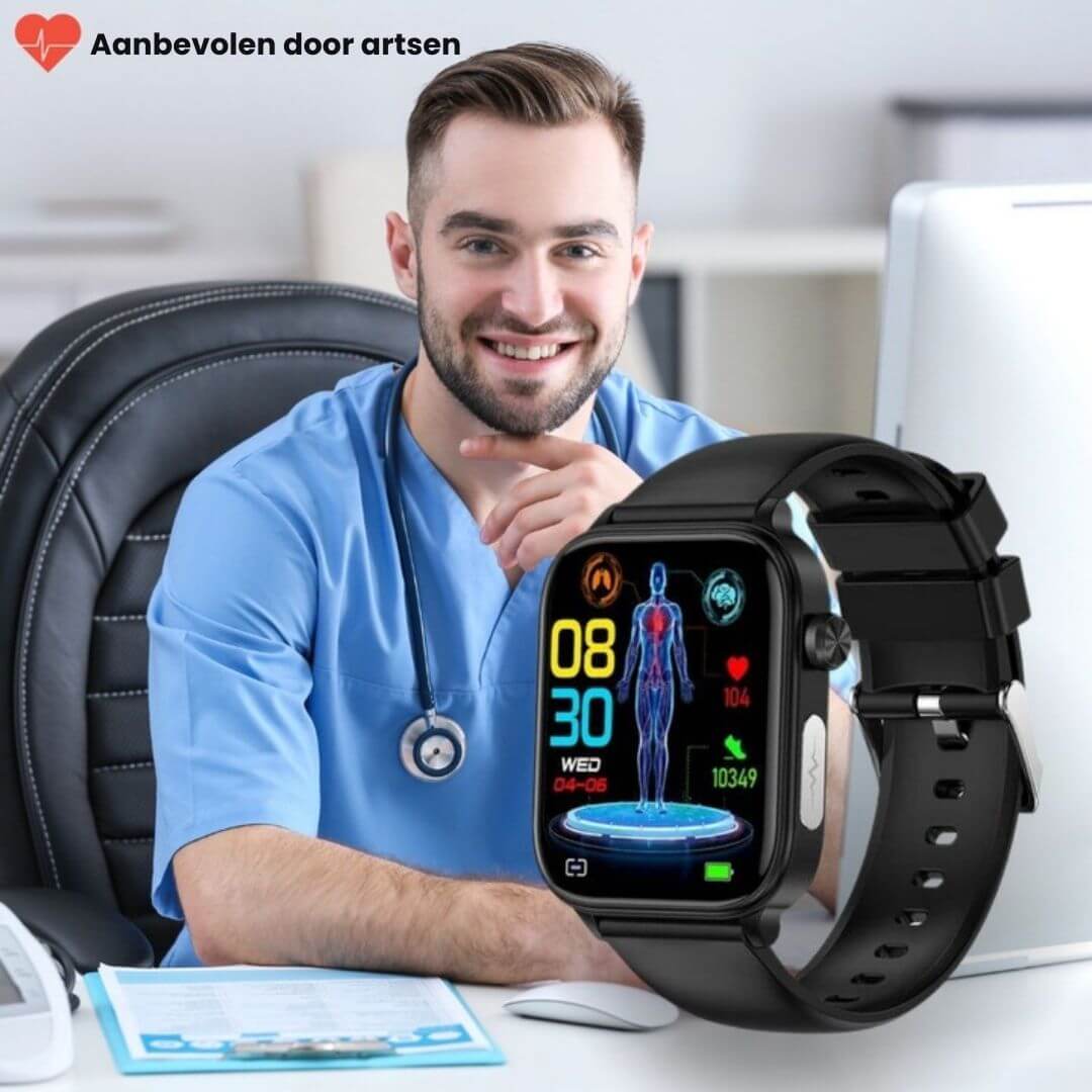 GlucoCare SOS - mit SOS-Funktion inkl. Sturzerkennung und zertifizierter Blutzucker-Messung (2025) - Original