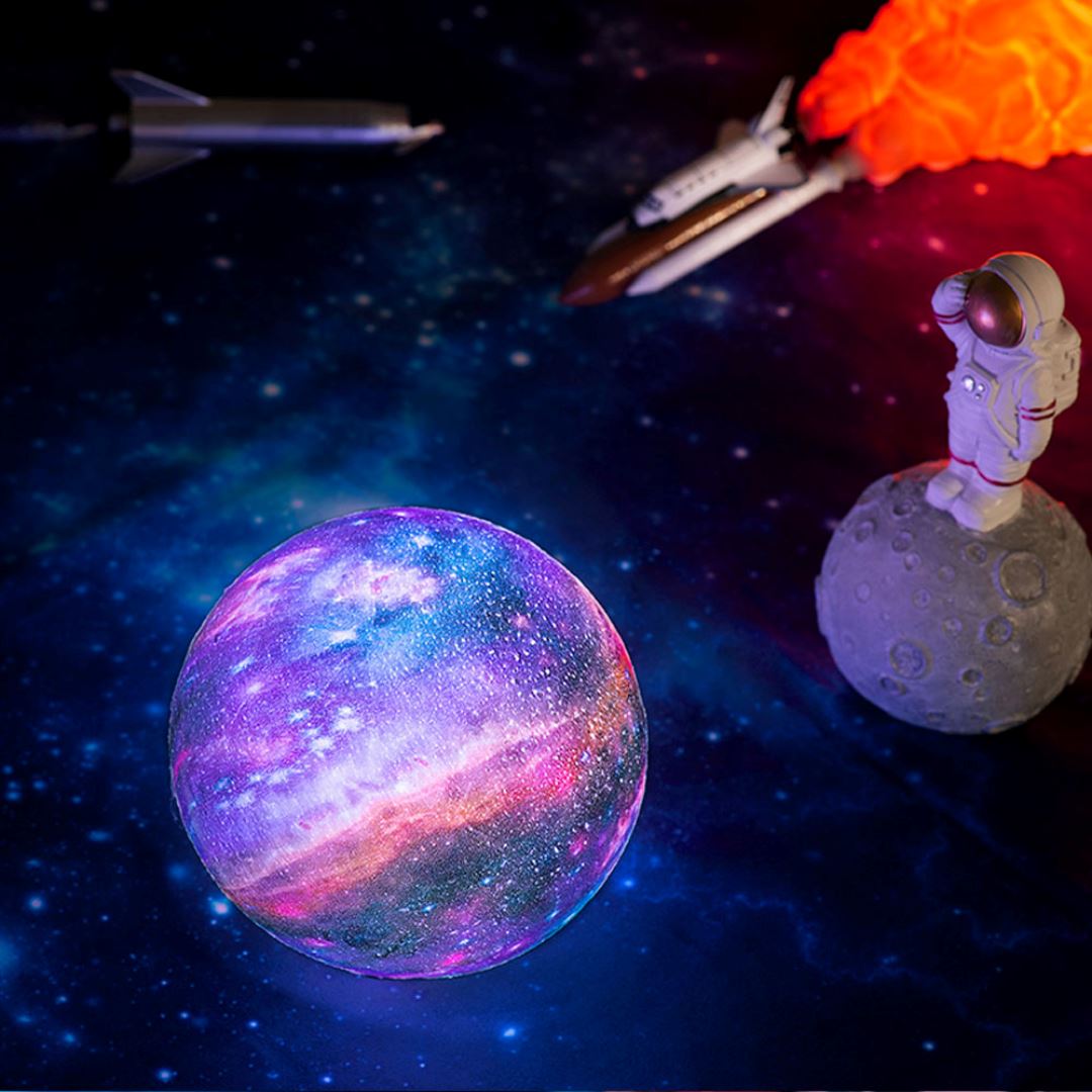 Asteria | Drahtlose 3D Mondlampe