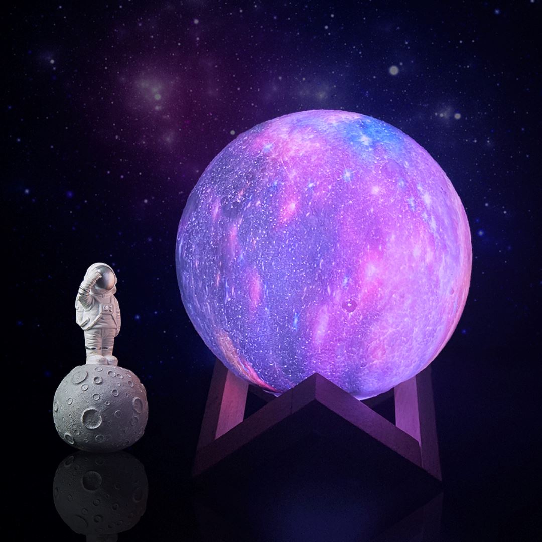 Asteria | Drahtlose 3D Mondlampe