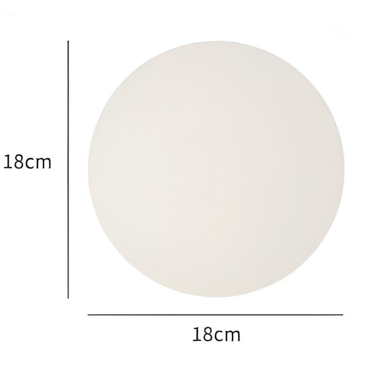 Minimalistische Runde Glas-Wandlampe LED 1-Licht