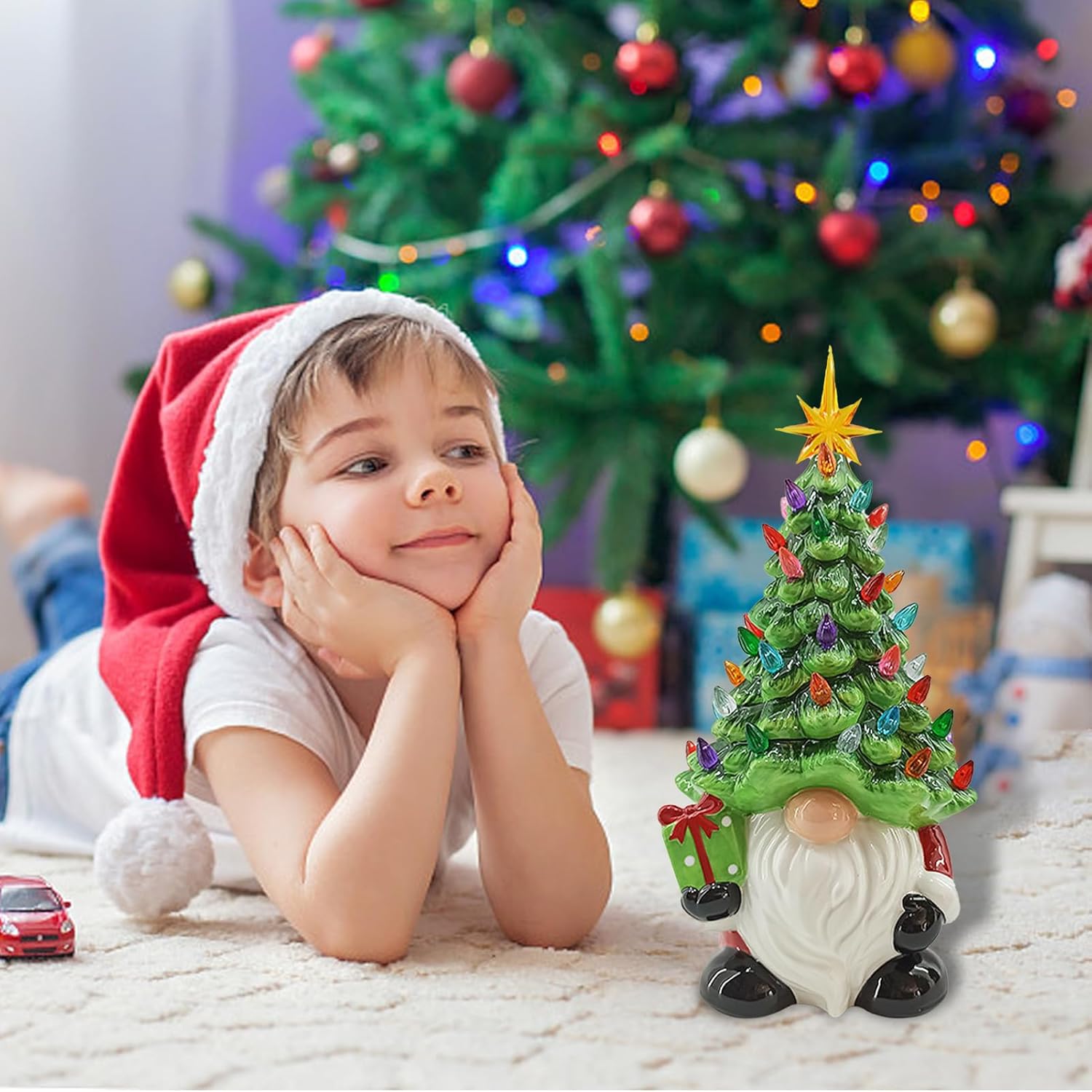 GnoomLicht Weihnachtswichtel – Leuchtende DIY Dekorationsbaum mit LED