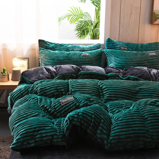 Koralfleece-Decke – Weiche und warme Bettdecke für kalte Nächte
